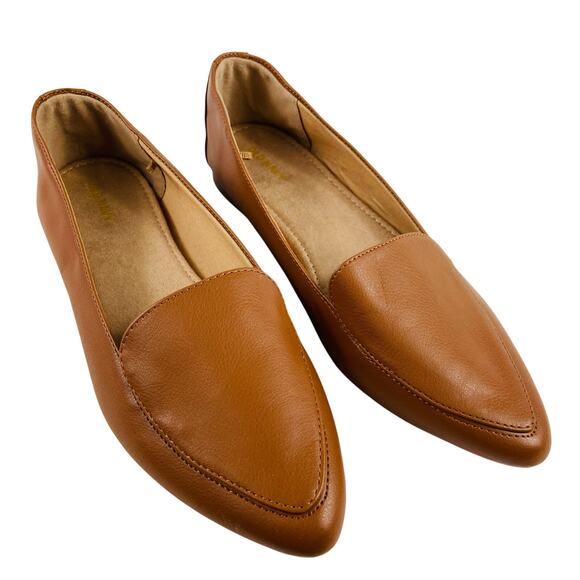 Old Navy Faux Leather Pointy Toe Laafers Size 9 - Picture 2 of 8